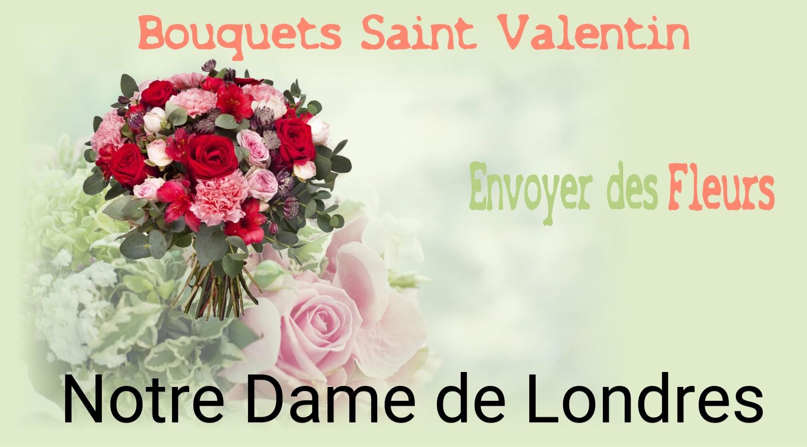 Roses de Saint-Valentin livrées à Notre-Dame-de-Londres